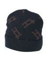 Herno Man Hat Midnight Blue Size Onesize Wool