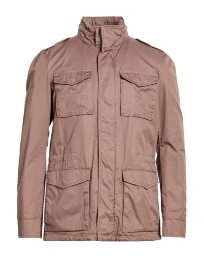 Herno Man Jacket Antique Rose Size 42 Cotton, Polyester In Pink