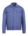 Herno Man Jacket Azure Size 38 Polyamide In Blue