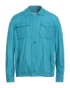 Herno Man Jacket Azure Size 48 Polyamide In Blue