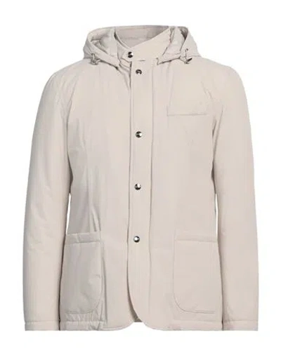 Herno Man Jacket Beige Size 42 Polyamide, Elastane, Polyurethane