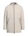 Herno Man Jacket Beige Size 44 Polyamide, Elastane In Neutral