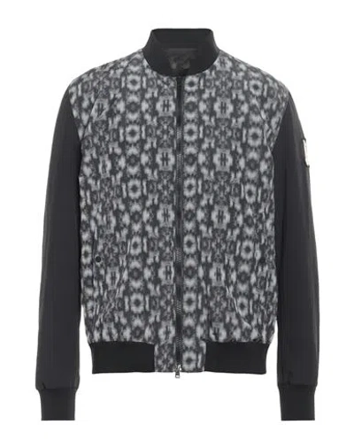 Herno Man Jacket Black Size 40 Linen, Polyester, Cotton, Polyamide, Elastane
