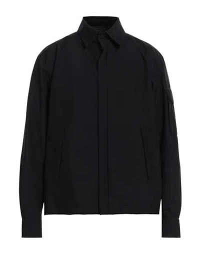Herno Man Jacket Black Size 44 Polyester, Ptfe - Polytetrafluoroethylene