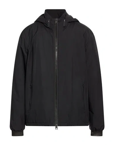 Herno Man Jacket Black Size 50 Polyester