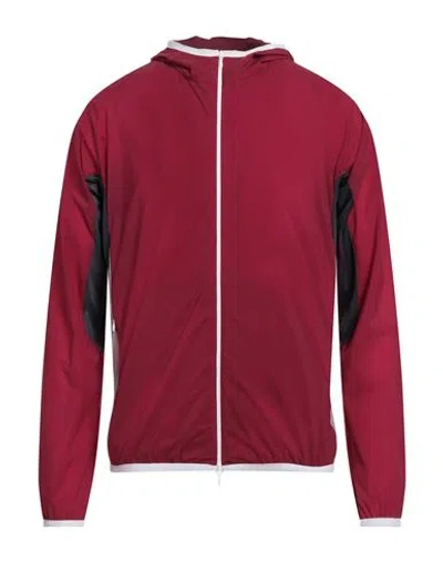 Herno Man Jacket Brick Size 40 Polyamide, Elastane In Red