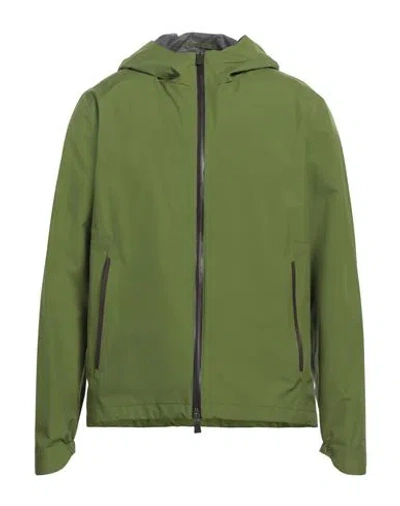 Herno Man Jacket Green Size 42 Polyester