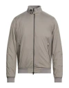 Herno Man Jacket Grey Size 42 Polyamide In Gray
