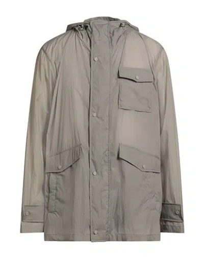 Herno Man Jacket Grey Size 44 Polyamide In Gray