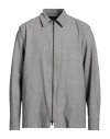 Herno Man Jacket Grey Size 44 Polyester, Wool, Elastane In Gray