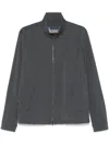 Herno Lightweight Bomber Jacket In Iron