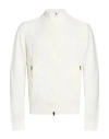 Herno Man Jacket Ivory Size 40 Cotton, Polyamide In White