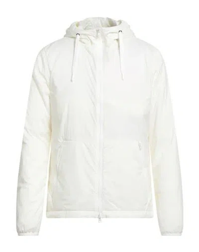 Herno Man Jacket Ivory Size 42 Polyamide In Animal Print