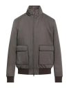 Herno Man Jacket Khaki Size 44 Virgin Wool, Polyurethane, Polyester, Acrylic, Wool In Nude