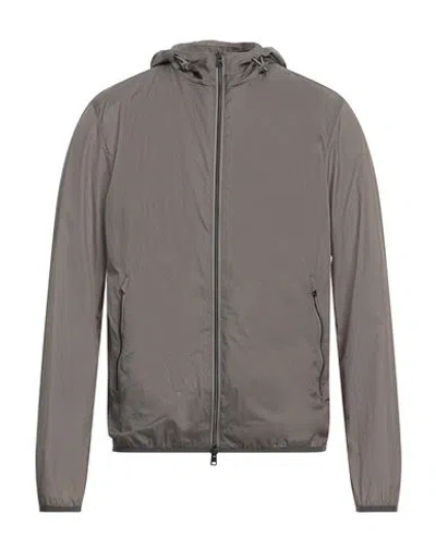 Herno Man Jacket Khaki Size 46 Polyamide In Beige