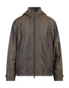 Herno Man Jacket Khaki Size 46 Polyester, Polyamide In Beige