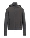 Herno Man Jacket Lead Size 40 Polyester, Virgin Wool, Polyamide, Elastane, Polyurethane In Grey