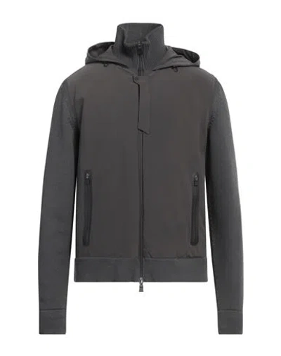 Herno Man Jacket Lead Size 40 Polyester, Virgin Wool, Polyamide, Elastane, Polyurethane In Grey