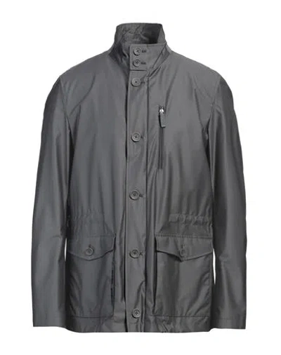 Herno Man Jacket Lead Size 40 Virgin Wool, Polyamide, Polyurethane In Grey