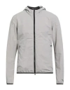 Herno Man Jacket Light Grey Size 38 Polyester, Polyamide, Elastane In Gray
