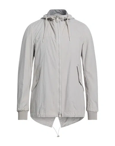 Herno Man Jacket Light Grey Size 48 Polyamide
