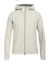 Herno Man Jacket Light Grey Size 40 Polyester