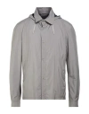 Herno Man Jacket Light Grey Size 46 Polyester In Gray