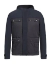 Herno Laminar Man Jacket Midnight Blue Size 40 Cotton, Polyester