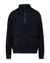 Herno Man Jacket Midnight Blue Size 40 Polyamide, Elastane In Midnight Blue