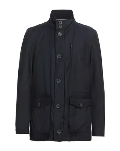 Herno Man Jacket Midnight Blue Size 40 Virgin Wool, Polyamide, Polyurethane