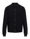 Herno Man Jacket Midnight Blue Size 44 Goat Skin, Cotton, Elastane In Blue
