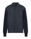 Herno Man Jacket Midnight Blue Size 46 Cotton, Polyester, Polyurethane, Polyamide In Blue
