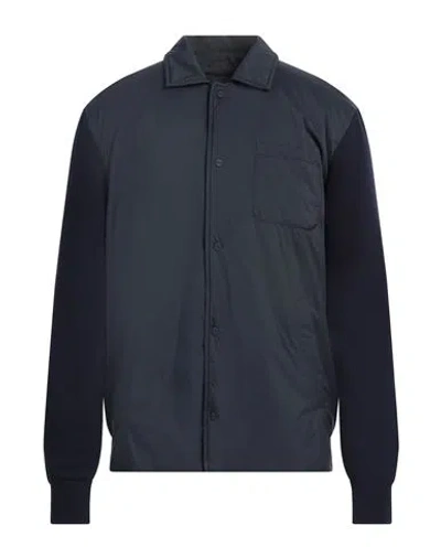 Herno Man Jacket Midnight Blue Size 46 Cotton, Polyester, Polyurethane, Polyamide