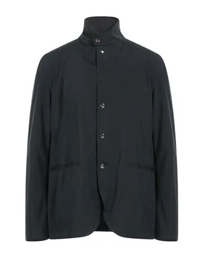 Herno Man Jacket Midnight Blue Size 46 Polyester