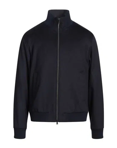 Herno Man Jacket Midnight Blue Size 44 Virgin Wool, Polyamide, Cashmere