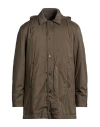 Herno Man Jacket Military Green Size 38 Polyamide