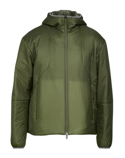 Herno Man Jacket Military Green Size 38 Polyamide