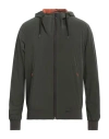 Herno Man Jacket Military Green Size 40 Polyamide, Elastane In Green