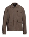 Herno Man Jacket Military Green Size 40 Polyamide In Green