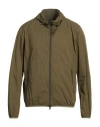 Herno Man Jacket Military Green Size 44 Polyamide, Elastane