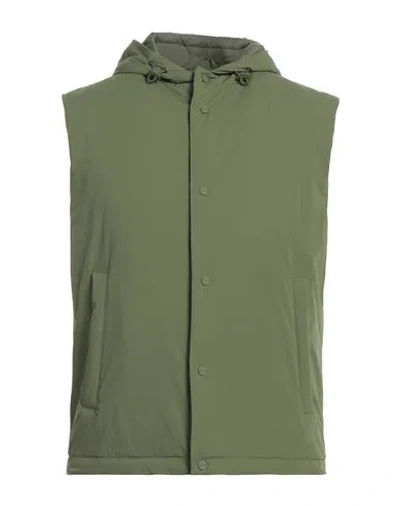 Herno Man Jacket Military Green Size 44 Polyamide, Elastane, Polyurethane