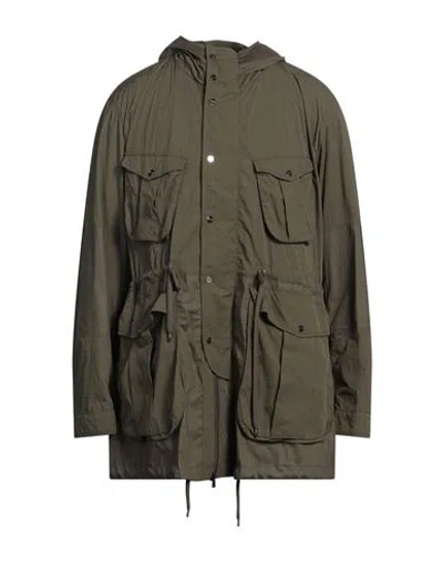 Herno Man Jacket Military Green Size 46 Polyamide, Cotton, Elastane