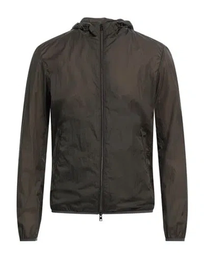 Herno Man Jacket Military Green Size 50 Polyamide