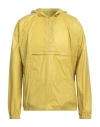 Herno Man Jacket Mustard Size 40 Polyamide, Polyurethane In Yellow