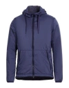Herno Man Jacket Navy Size 38 Polyamide In Blue