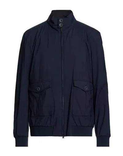 Herno Man Jacket Navy Size 46 Wool, Polyamide, Elastane, Polyurethane