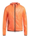 Herno Man Jacket Orange Size 40 Polyamide In Orange