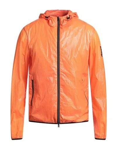 Herno Man Jacket Orange Size 40 Polyamide