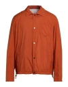 Herno Man Jacket Orange Size 46 Polyester, Polyamide, Polyurethane