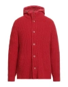 Herno Man Jacket Red Size 40 Wool, Polyamide, Polyurethane In Red